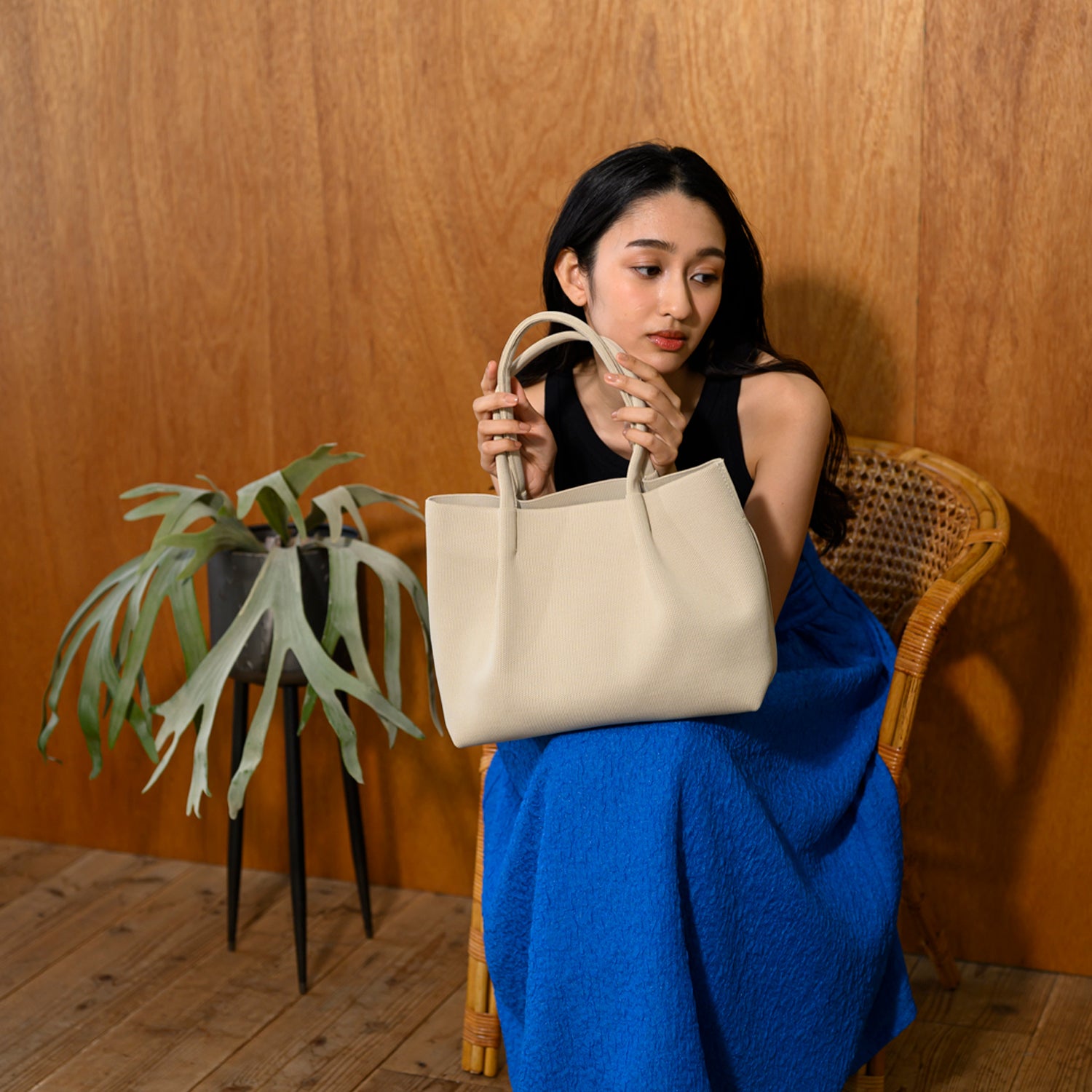 Faith of sunny ニットトートバッグ │FOR YOURS Gallery